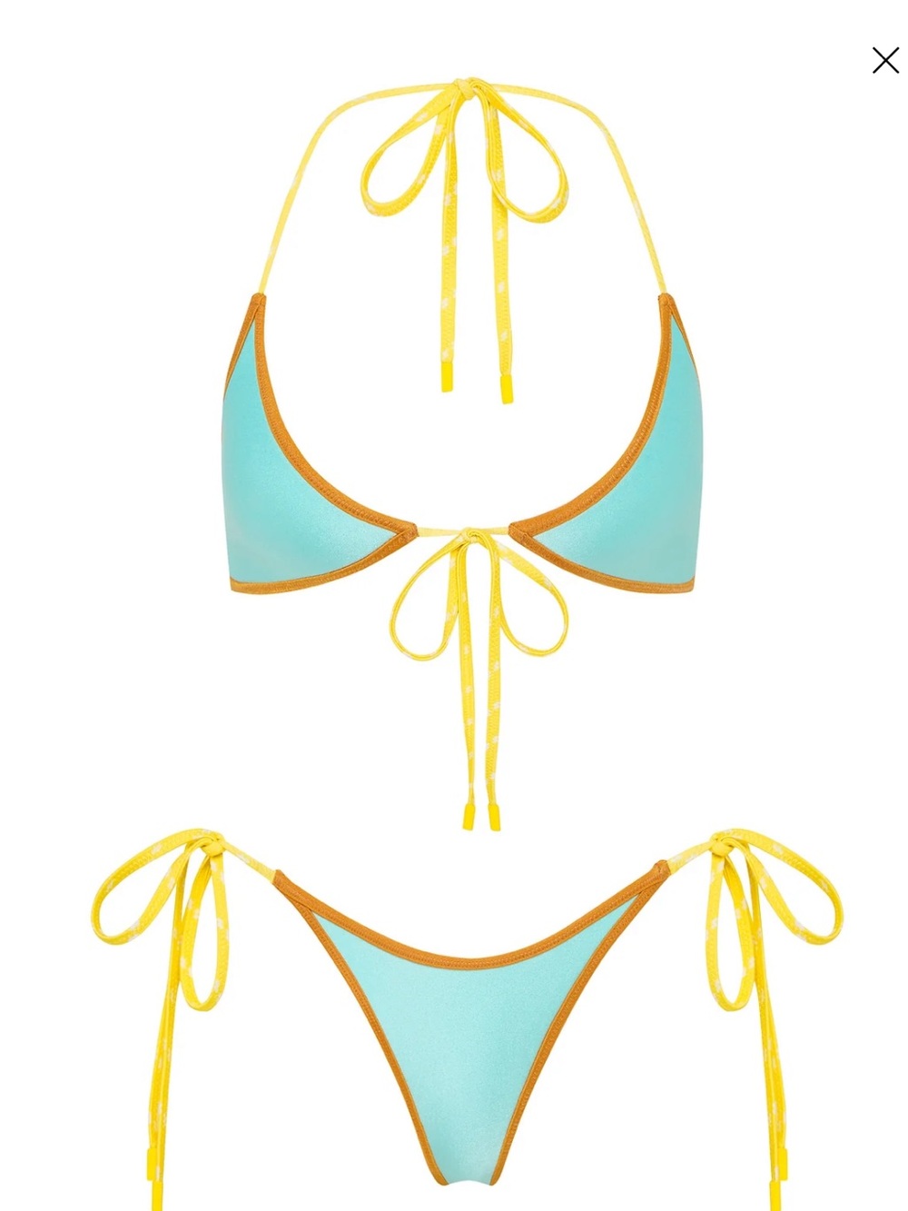 triangl swimwear Sofi - Roque Neoprene Halter Bikini NWT - Picture 3 of 12